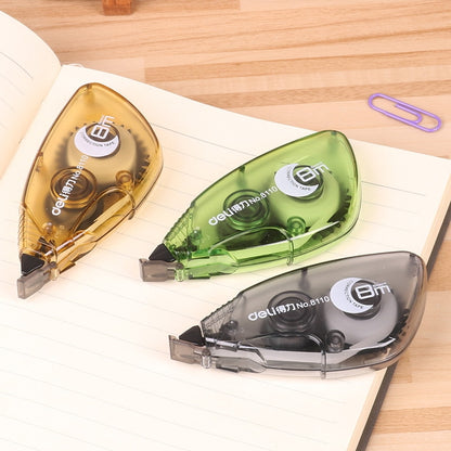 ELECTROPRIME N81427 2 PCS Large Capacity Constantly with Correction Tape Learning Tools Student Stationery Gifts(Random Color Delivery)