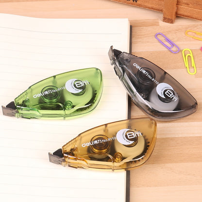 ELECTROPRIME N81427 2 PCS Large Capacity Constantly with Correction Tape Learning Tools Student Stationery Gifts(Random Color Delivery)