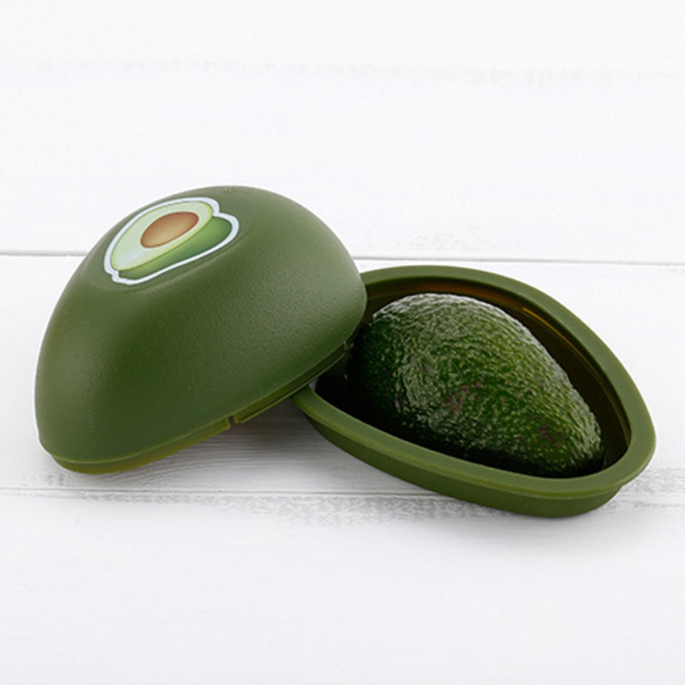 ELECTROPRIME Creative Kitchen Refrigerator Vegetable Fruits Crisper Containers Plastic Fresh Storage Box(Avocado)