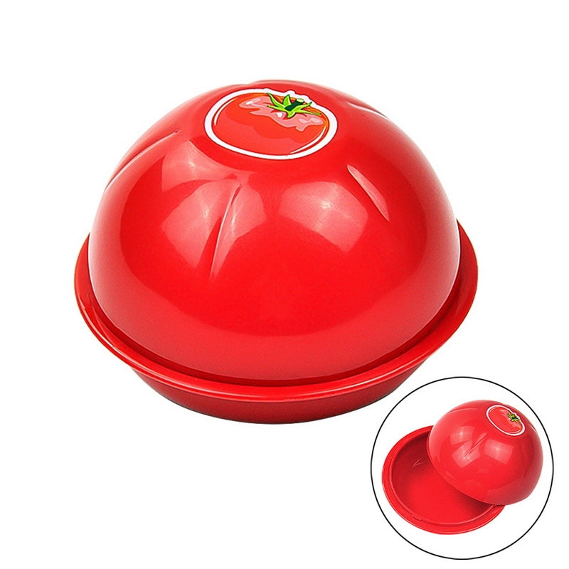 ELECTROPRIME Creative Kitchen Refrigerator Vegetable Fruits Crisper Containers Plastic Fresh Storage Box(Tomato)