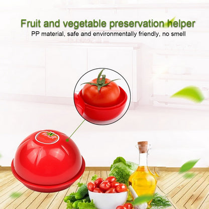 ELECTROPRIME Creative Kitchen Refrigerator Vegetable Fruits Crisper Containers Plastic Fresh Storage Box(Tomato)
