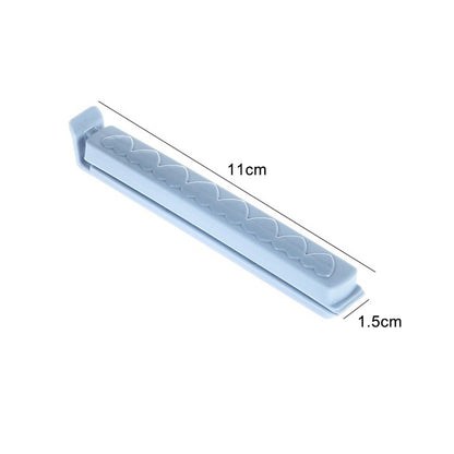 ELECTROPRIME 5pcs / Pack Plastic Bag Snack Bag Sealing Love Clip Kitchen Accessories Pink