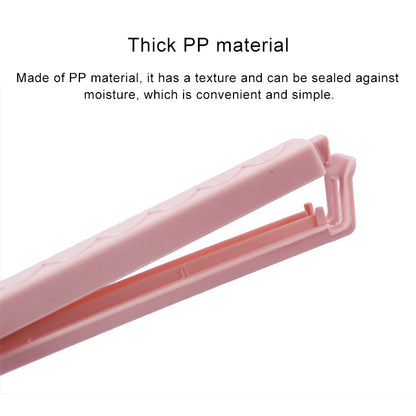 ELECTROPRIME 5pcs / Pack Plastic Bag Snack Bag Sealing Love Clip Kitchen Accessories Pink