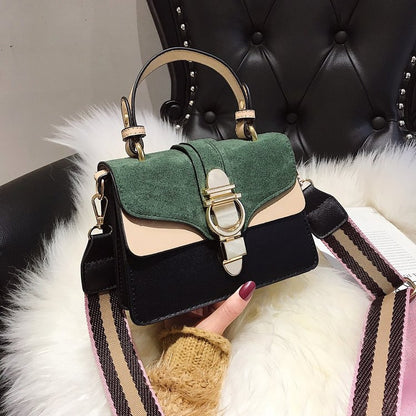 ELECTROPRIME Women Leather Handbags Shoulder Bags Luxury Design Crossbody Purses(Green)