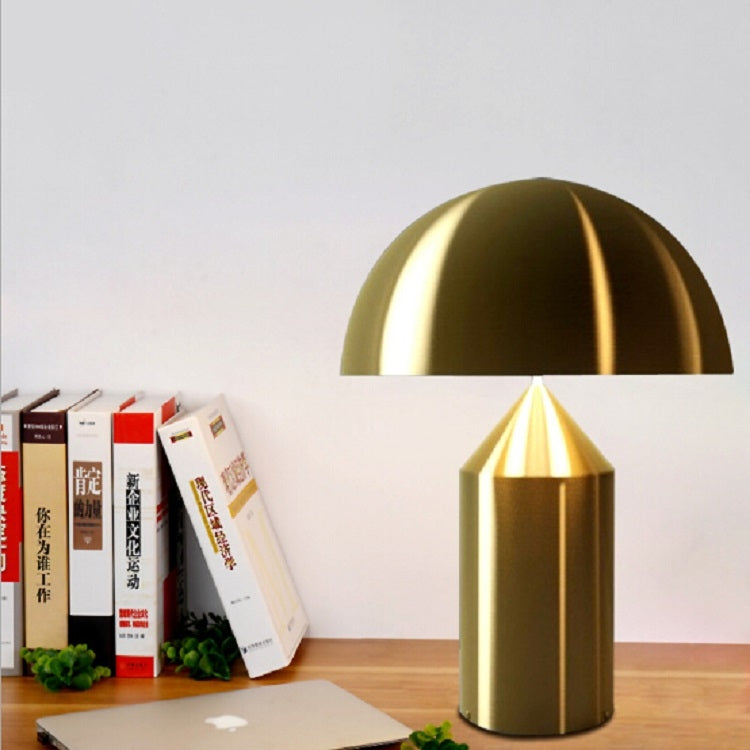 ELECTROPRIME LED Metal Mushroom Table Lamp Bedroom Decorative Table Lamp EU Plug, Size:S