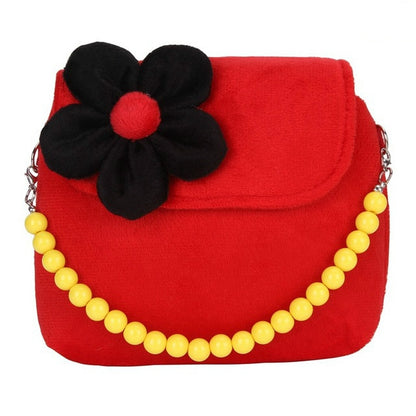 ELECTROPRIME Fashion Shoulder Bag Children Girls Princess Flower Messenger Handbag Lovely Purses(Red)