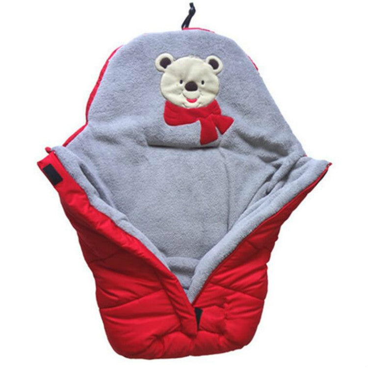 ELECTROPRIME Newborn Baby Stroller Sleeping Bag Infant Go out Swaddle Winter, Size:82x45x38cm(Red)