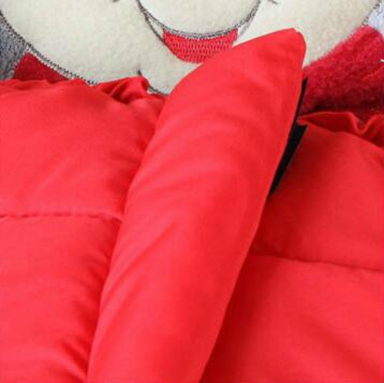 ELECTROPRIME Newborn Baby Stroller Sleeping Bag Infant Go out Swaddle Winter, Size:82x45x38cm(Red)