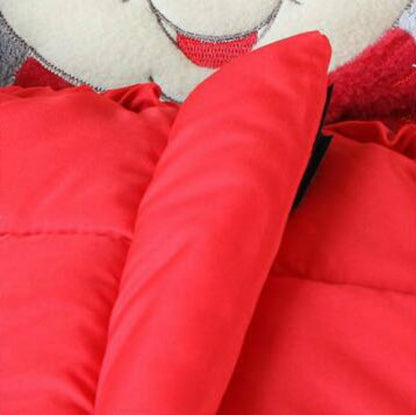 ELECTROPRIME Newborn Baby Stroller Sleeping Bag Infant Go out Swaddle Winter, Size:82x45x38cm(Pink)