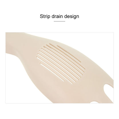 ELECTROPRIME Kitchen Creative Multi-function Rice Washing Sieve Home Does Not Hurt Hand Wash Rice Tools(White)