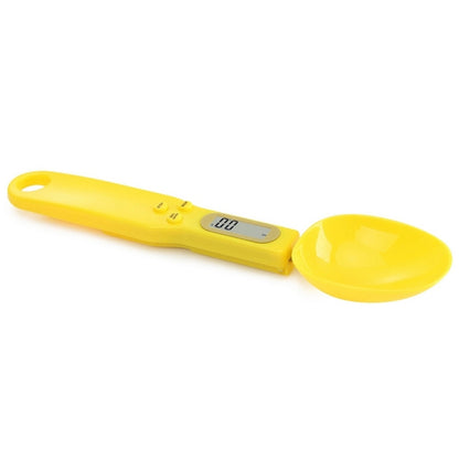 ELECTROPRIME Digital LCD Kitchen Food Weight Measurement Professional Electronic Scale Spoon Scale(Yellow)