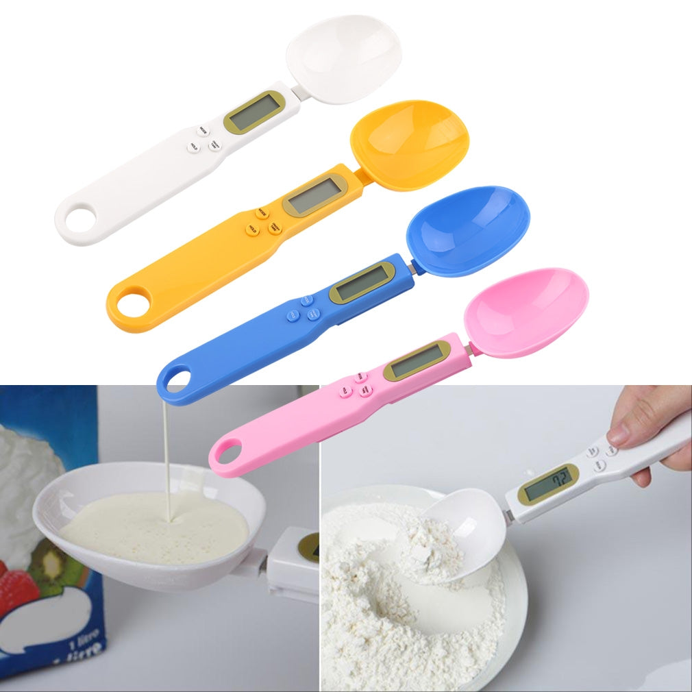 ELECTROPRIME Digital LCD Kitchen Food Weight Measurement Professional Electronic Scale Spoon Scale(Yellow)