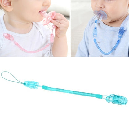 ELECTROPRIME Baby Pacifier Clip Chain PP Holder Soother Pacifier Clips Leash Strap Nipple Holder for Infant Feeding(Green)