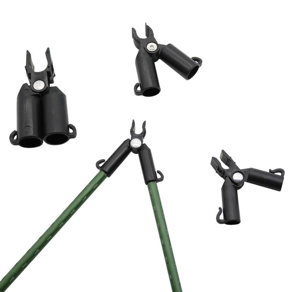 ELECTROPRIME 2 PCS Vegetables Flowers Greenhouses Gardening Straight Pipe Arch Pipe Pillar Plastic Pipe Assembly, Size:16mm
