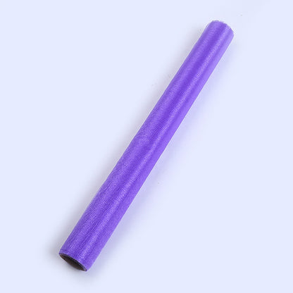 ELECTROPRIME 3pcs Tulle Roll Crystal Fabric Organza Tulle Roll Spool Decoration for Wedding Birthday Party, Size:2.5mx48cm(Dark Purple)