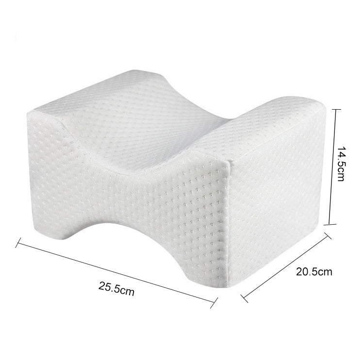 ELECTROPRIME Orthopedic Memory Foam Knee Wedge Pillow for Sleeping Sciatica Back Hip Joint Pain Relief Contour Thigh Leg Pad Support Cushion