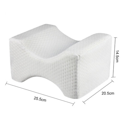 ELECTROPRIME Orthopedic Memory Foam Knee Wedge Pillow for Sleeping Sciatica Back Hip Joint Pain Relief Contour Thigh Leg Pad Support Cushion