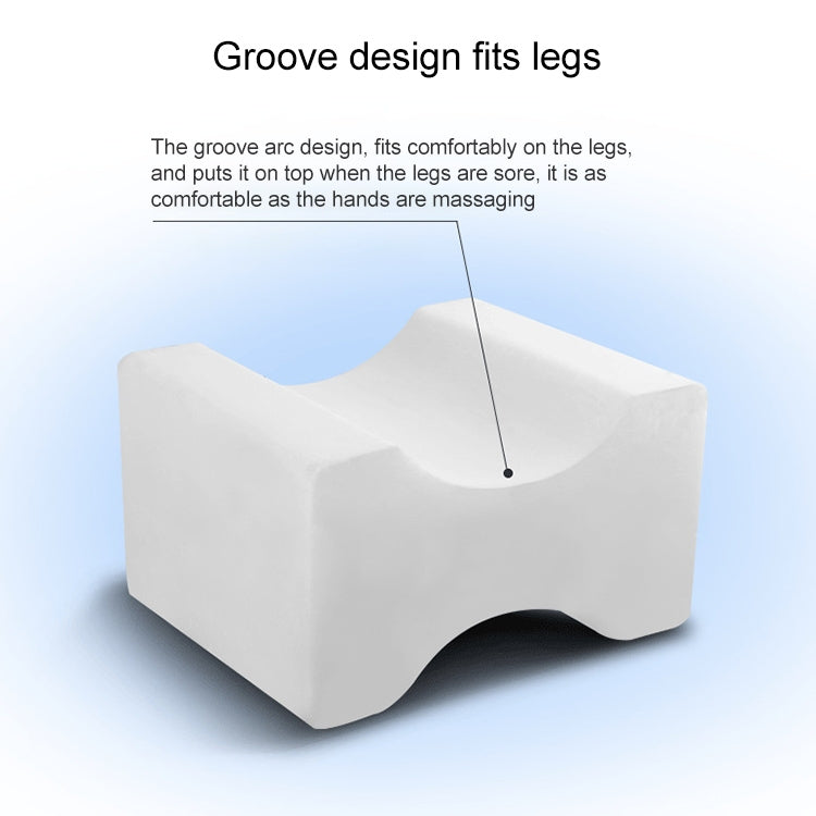 ELECTROPRIME Orthopedic Memory Foam Knee Wedge Pillow for Sleeping Sciatica Back Hip Joint Pain Relief Contour Thigh Leg Pad Support Cushion