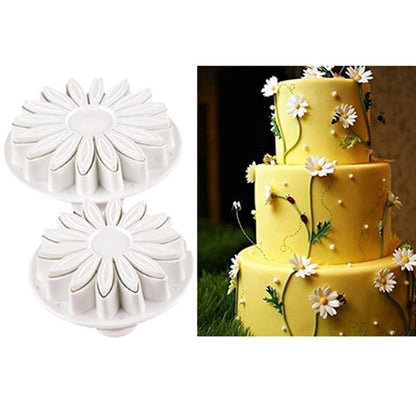 ELECTROPRIME Cake Decorating Tools Fondant Plunger Cutters Biscuit Cake Mold Bakeware Accessories