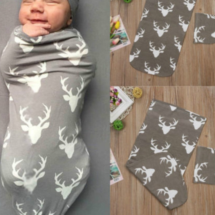 ELECTROPRIME Newborn Infant Baby Sleeping Bag With Headband