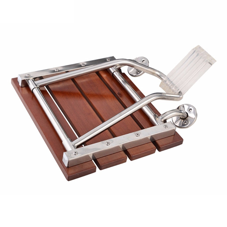 ELECTROPRIME Folding Solid Wood Wall Mounted Relaxation Shower Chair(F Fype)
