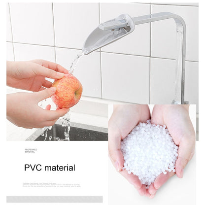 ELECTROPRIME Faucet Extender Solid Color Sink Handle Extension Toddler For Bathroom  Children Hand Wash(Grey)