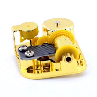 ELECTROPRIME Eight-tone Gold-plated Bar Repair Parts DIY Sky City Paperback Music Box(Swan Lake)