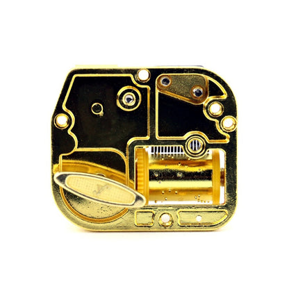 ELECTROPRIME Eight-tone Gold-plated Bar Repair Parts DIY Sky City Paperback Music Box(the Moon Represents My Heart)