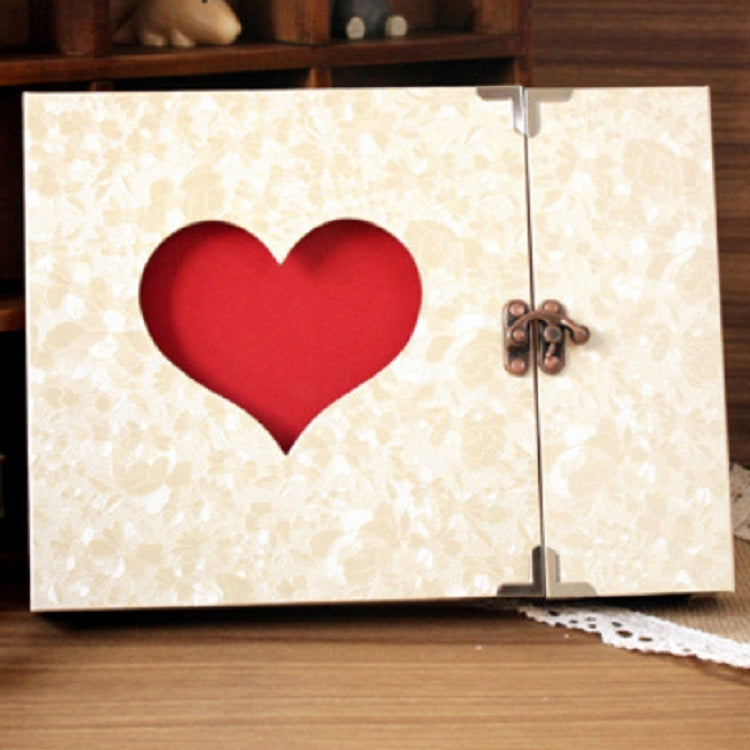 ELECTROPRIME 10 inch Hollow Ring Album Couple Models Creative Photo Album(Peony Flower)