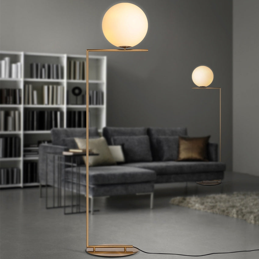 ELECTROPRIME Electroplated Glass Ball Floor Lamp Indoor Home Decoration Light