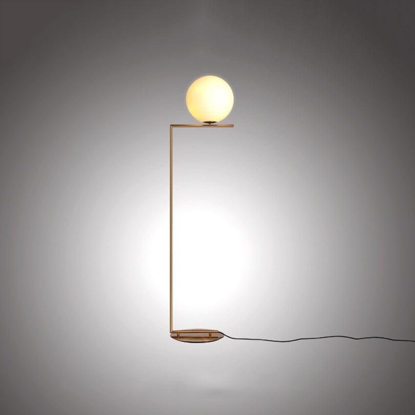 ELECTROPRIME Electroplated Glass Ball Floor Lamp Indoor Home Decoration Light