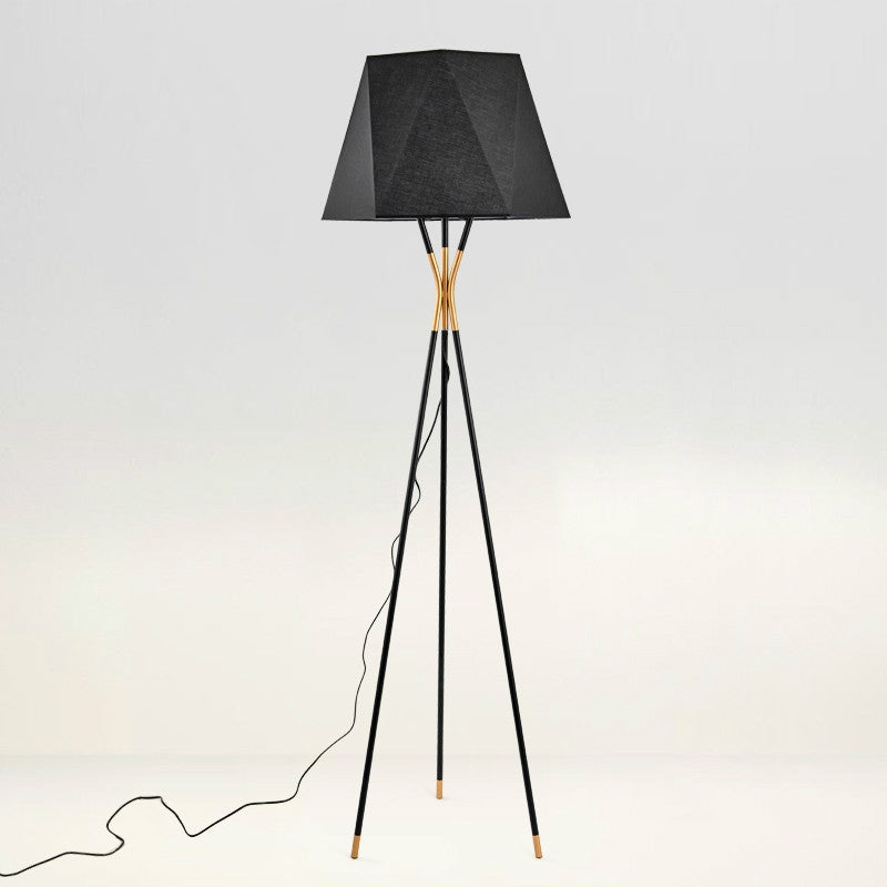 ELECTROPRIME Creative Simple Three-legged Floor Lamp Living Room Bedroom Model Room Light Decorative Light(White Light)