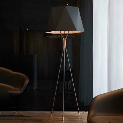 ELECTROPRIME Creative Simple Three-legged Floor Lamp Living Room Bedroom Model Room Light Decorative Light(Warm White)