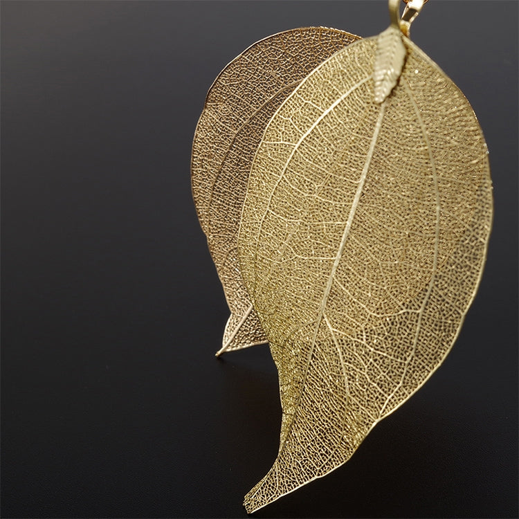ELECTROPRIME 3 PCS Cute Cartoon Leaf Texture Metal Bookmark Business Gift Student Stationery(Alice)
