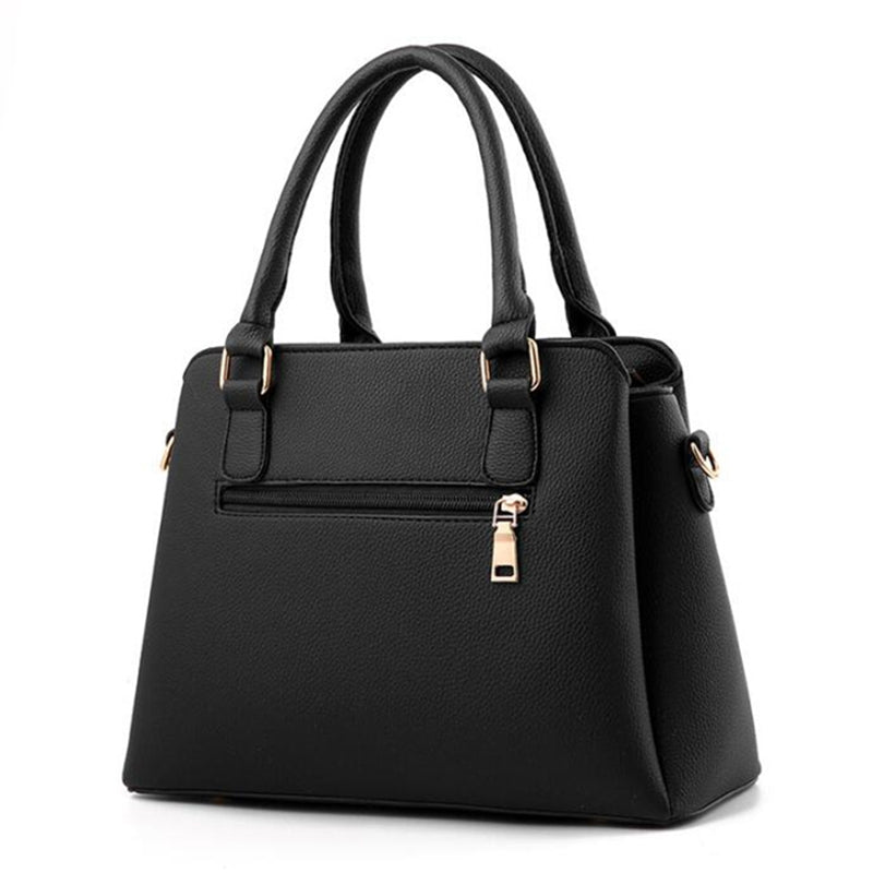 ELECTROPRIME Fashion Women Tassel PU Leather Embroidery Crossbody Bag Shoulder Bag Simple Style Hand Bags(gray)