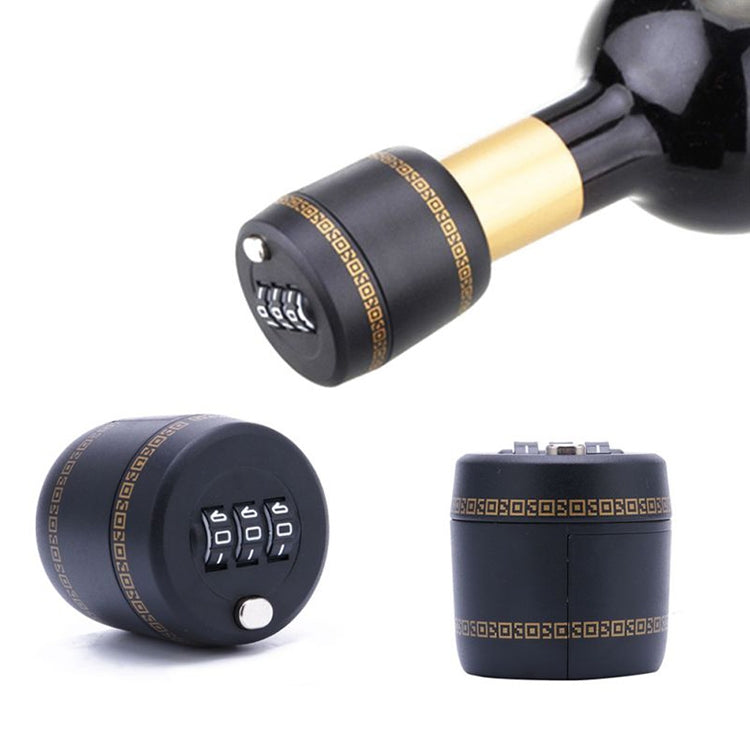 ELECTROPRIME Red Wine Bottle Code Lock Bottle Cap Lock