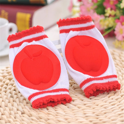 ELECTROPRIME Baby Toddlers Learn To Walk Anti Slip Knee Protector Breathable Knee Pad(Red)