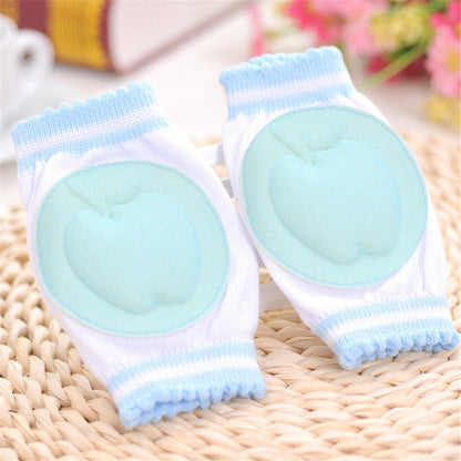 ELECTROPRIME Baby Toddlers Learn To Walk Anti Slip Knee Protector Breathable Knee Pad(Blue)