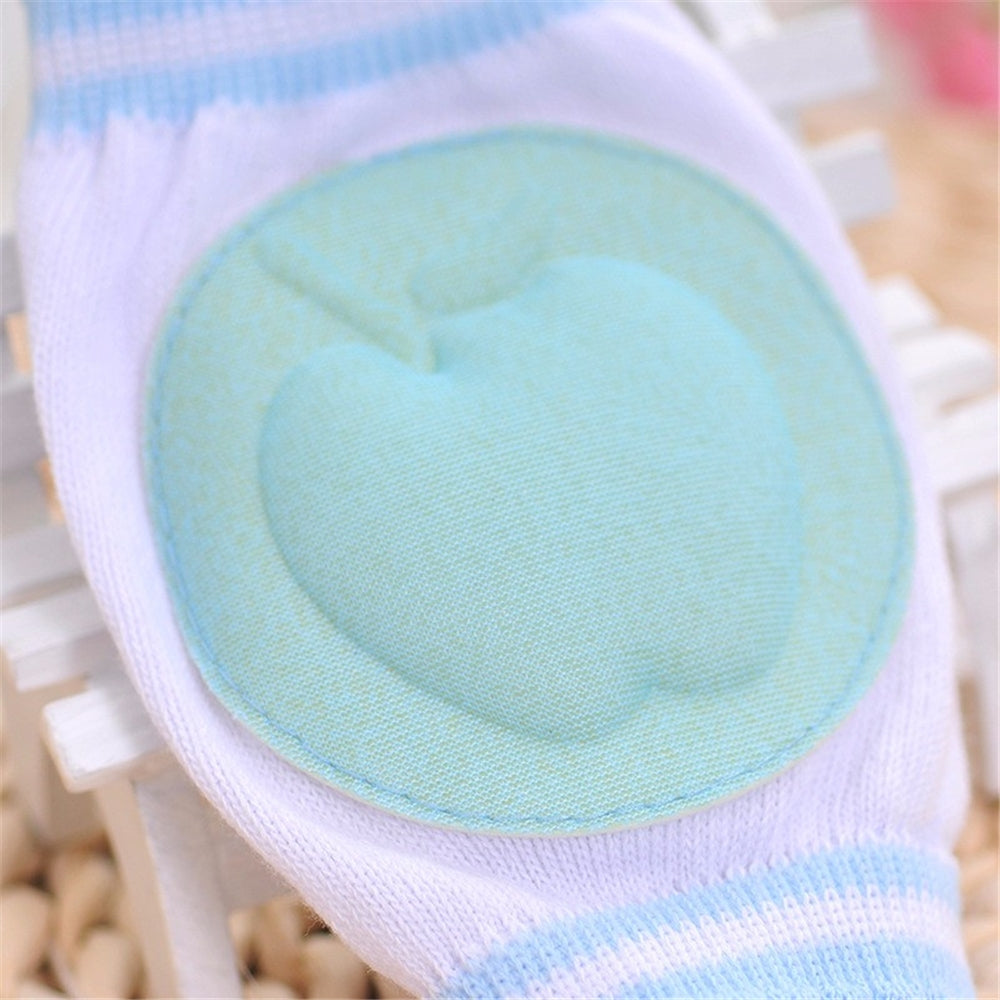 ELECTROPRIME Baby Toddlers Learn To Walk Anti Slip Knee Protector Breathable Knee Pad(Blue)