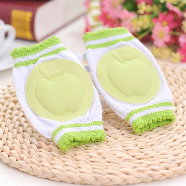 ELECTROPRIME Baby Toddlers Learn To Walk Anti Slip Knee Protector Breathable Knee Pad(Green)