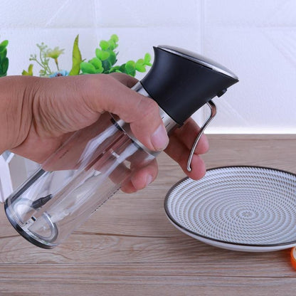 ELECTROPRIME 2 in 1 Olive Oil Dispenser Bottle Pot Oil Container Storage Bottle Vinegar Sprayer Spice Oiler Sauce Kitchen Cooking Tools