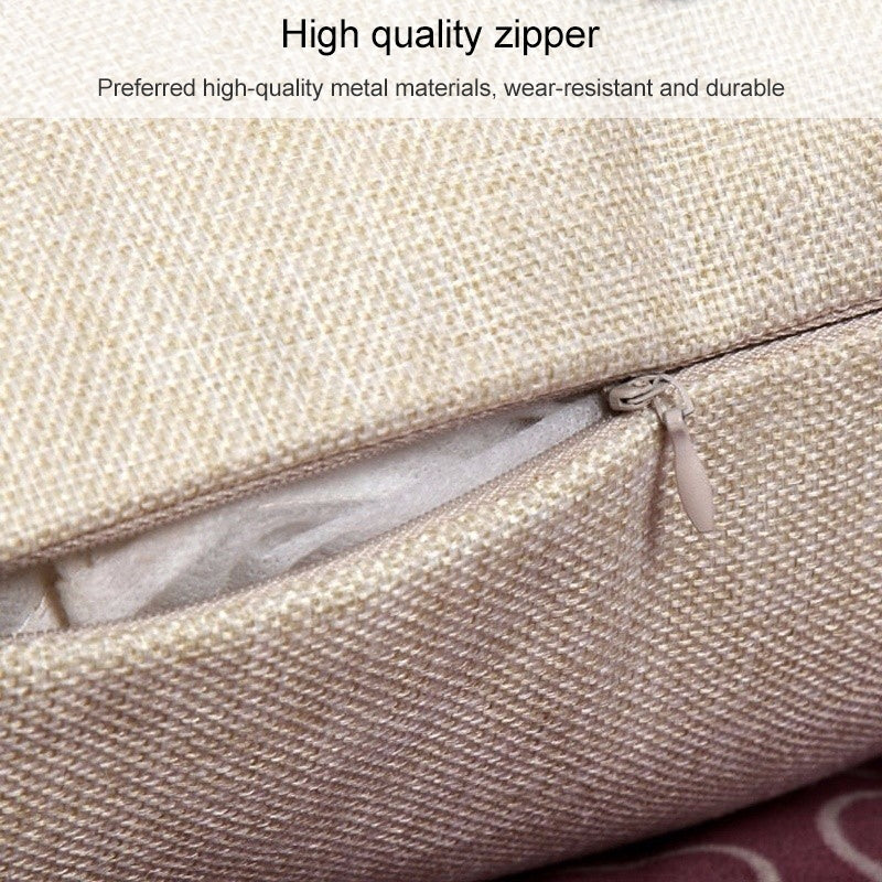 ELECTROPRIME Multi-color Cotton Linen Mustard Pillow Case Yellow Geometric Pillow Covers Decorative Size: 45CM x 45CM(6)