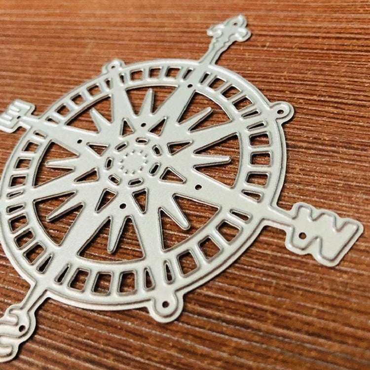 ELECTROPRIME Compass Knife Mold Puzzle Handmade Greeting Card Album Making Cutting Template