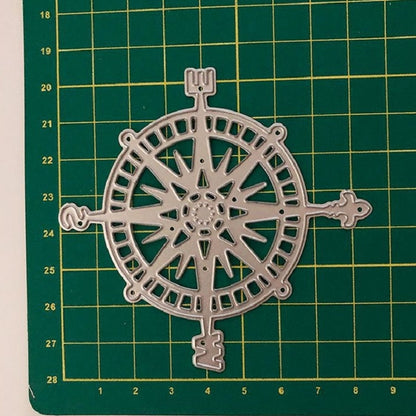 ELECTROPRIME Compass Knife Mold Puzzle Handmade Greeting Card Album Making Cutting Template