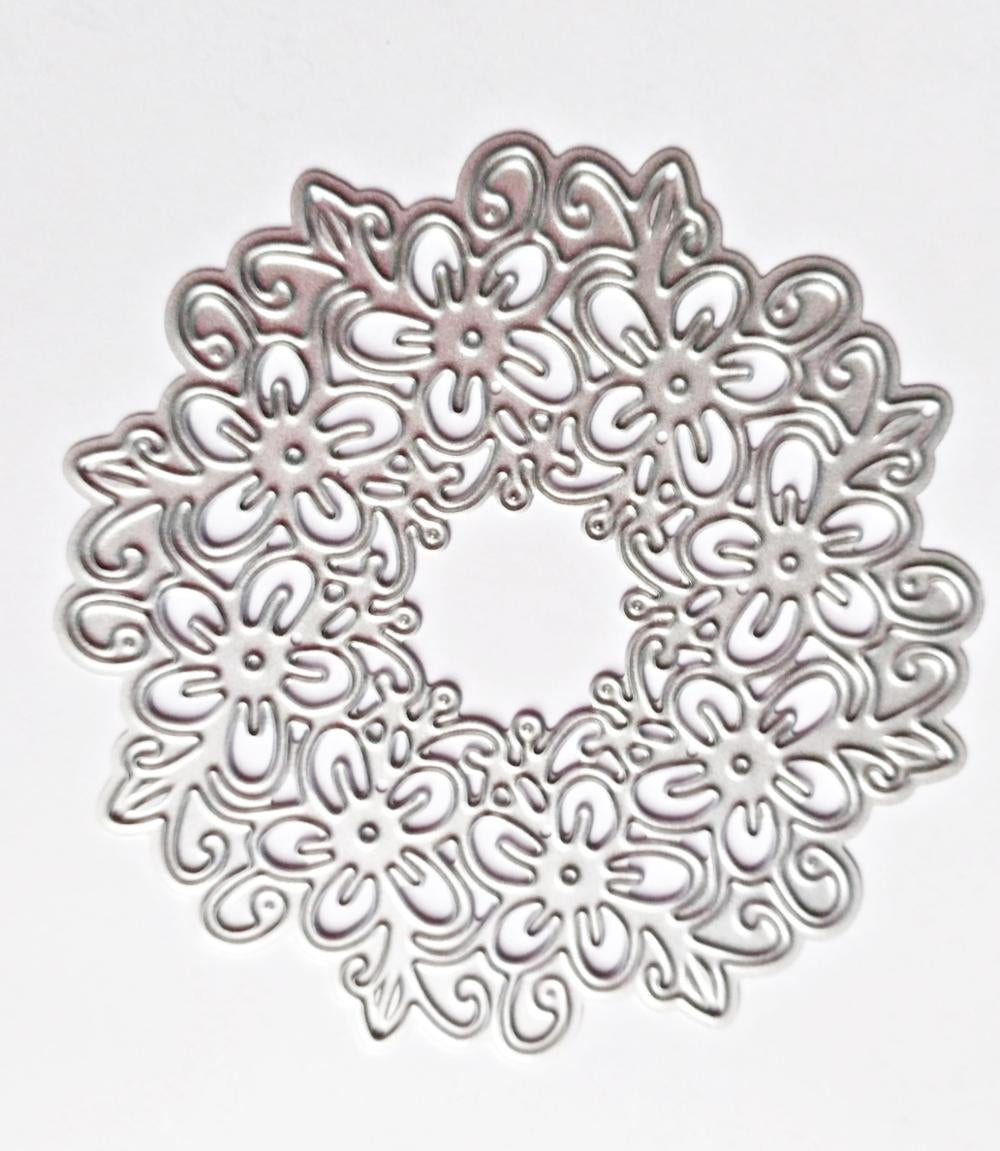 ELECTROPRIME Hollow Garland Knife Die Cut Book Album Greeting Card Making Stencil