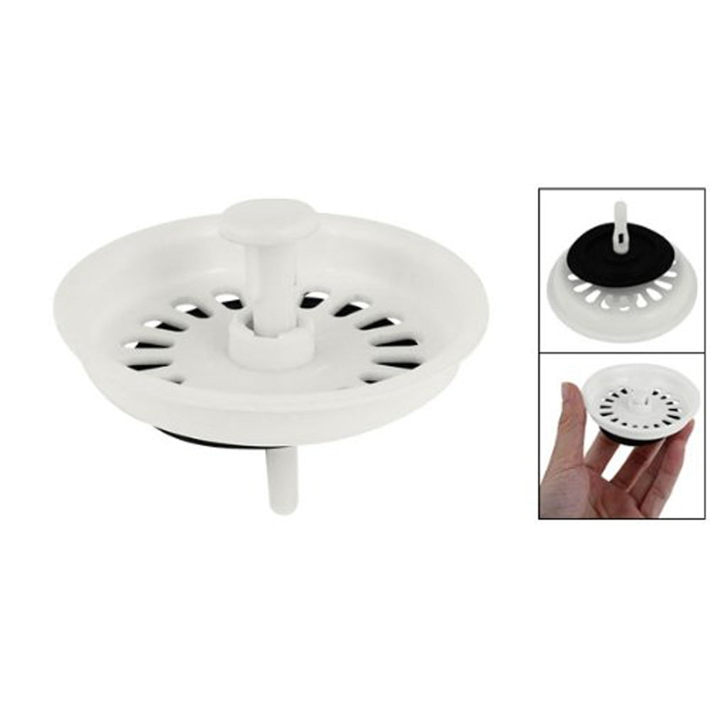 ELECTROPRIME 2 PCS Stopper Spin Lock Sink Drain Strainer, Material:Stainless Steel