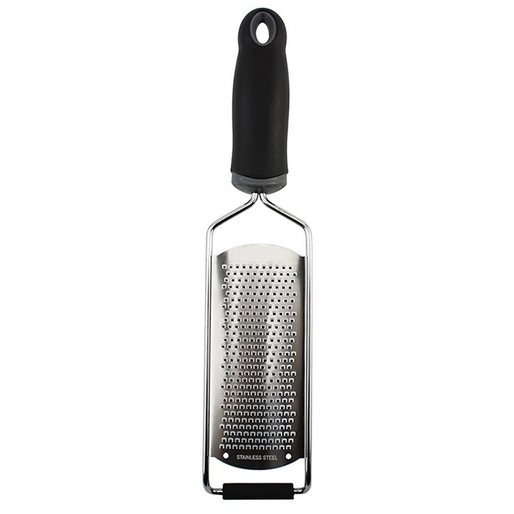 ELECTROPRIME Cheese Grater Stainless Steel Blade Cheese Slicer Lemon Grater Chocolate Scraping Planer with Protective Cover(Black)