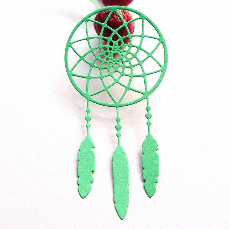 ELECTROPRIME Feather Net Cutting Knife Mold DIY Scrapbook Photo Album Greeting Card Making Mold