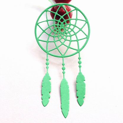 ELECTROPRIME Feather Net Cutting Knife Mold DIY Scrapbook Photo Album Greeting Card Making Mold