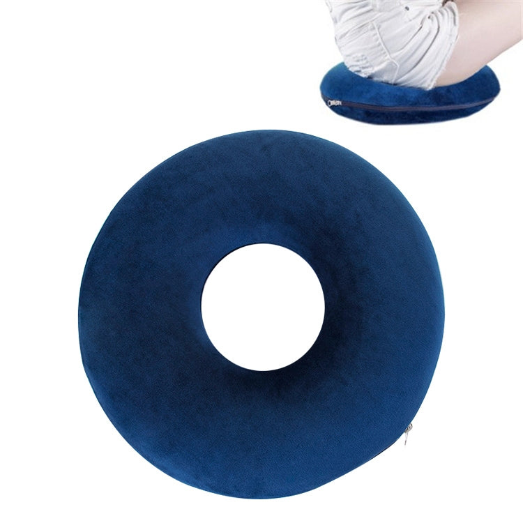 ELECTROPRIME Anti-Decubitus Cushion Memory Foam Circle Chair Cushion(Navy)
